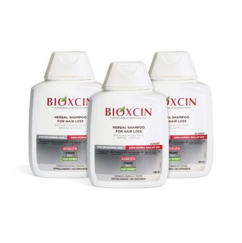 Bioxcin Herbal Shampoo bundel - Droog & Normaal haar - 3 x 300 ml