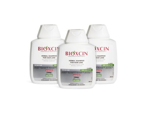 Bioxcin Classic Herbal Shampoo bundel - Tegen haaruitval - Vettig haar - 3 x 300 ml