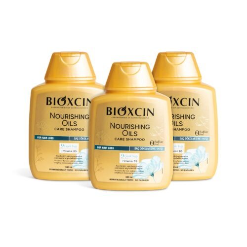 Bioxcin Nourishing Oil Shampoo bundel -  Droog & Beschadigd haar - 3 x 300 ml