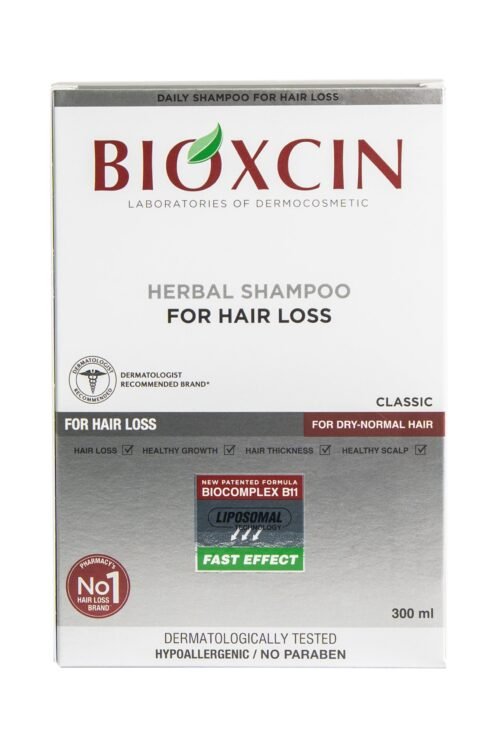 Bioxcin Herbal Shampoo – Droog & Normaal haar - 300 ml